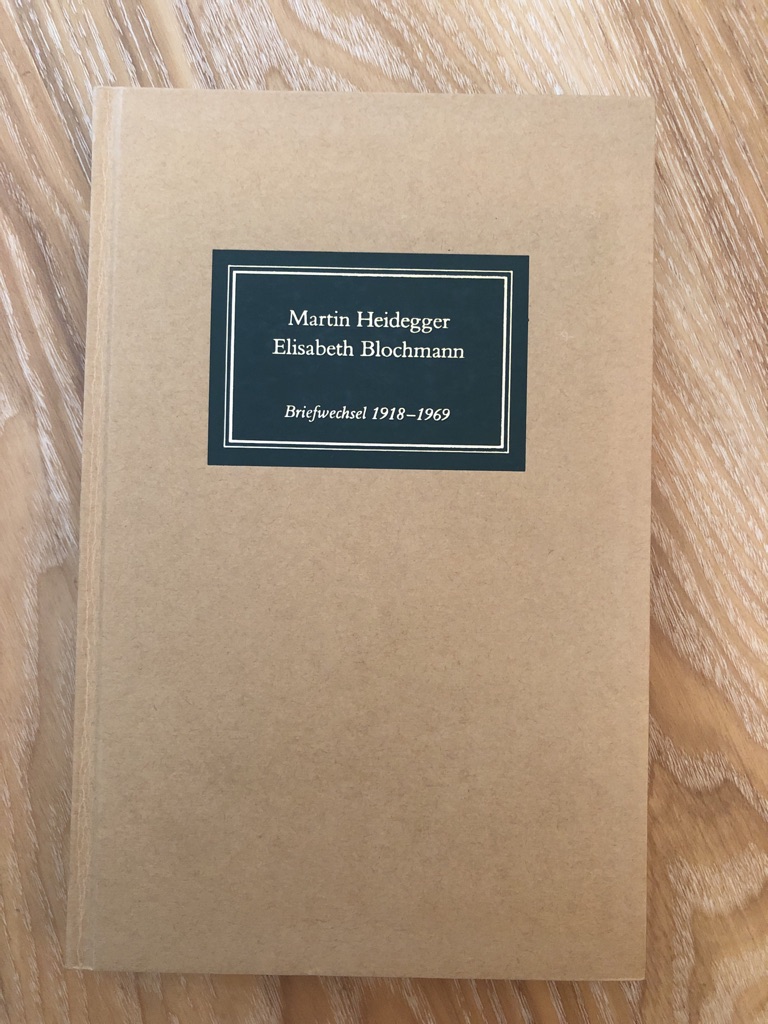 Martin Heidegger Elisabeth Blochmann. Briefwechsel. 1918-1969 (Marbacher Schriften) Marbacher Schriften 33 2. bis 3. Tausend 1989 - Storck, Joachim W