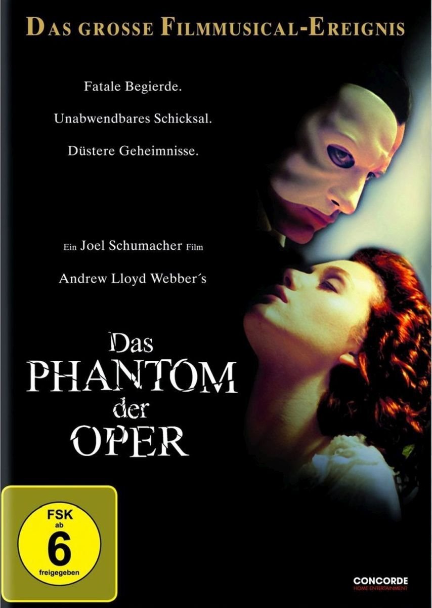Das Phantom der Oper  Standard Version - Gerard Butler Emmy Rossum  und  Patrick Wilson