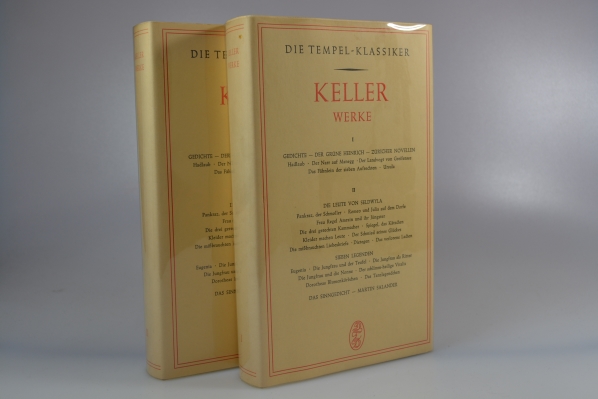 Keller, Gottfried  Werke I + II Die Tempel Klassiker 