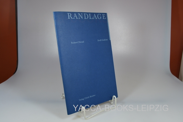 Pietra, Richard  Randlage : zwlf Gedichte. Druck der Reihe Warmbronner Edition ; 11 