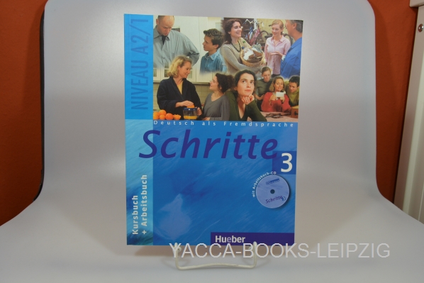 Deutsch als Fremdsprache Schritte; Teil: 3 = Niveau A2,1. Kursbuch + Arbeitsbuch. / Buch.