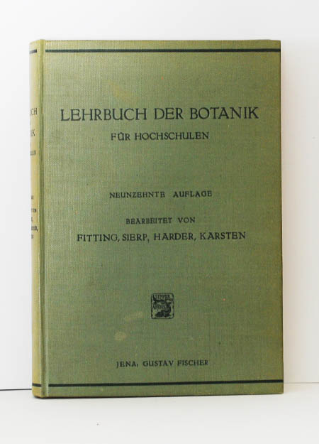 Lehrbuch der Botanik f¾r Hochschulen - E. Strassburger u.A.