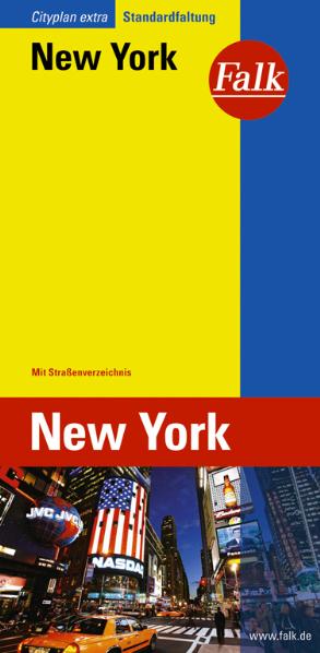 Falk Cityplan Extra Standardfaltung International New York mit Straßenverzeichnis