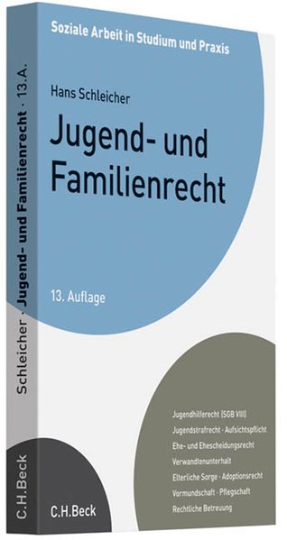 Jugend- und Familienrecht: Ein Studienbuch - Schleicher, Hans, Jürgen Winkler und Dieter Küppers