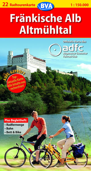 Fränkische Alb /Altmühltal (ADFC-Radtourenkarte 1:150.000)