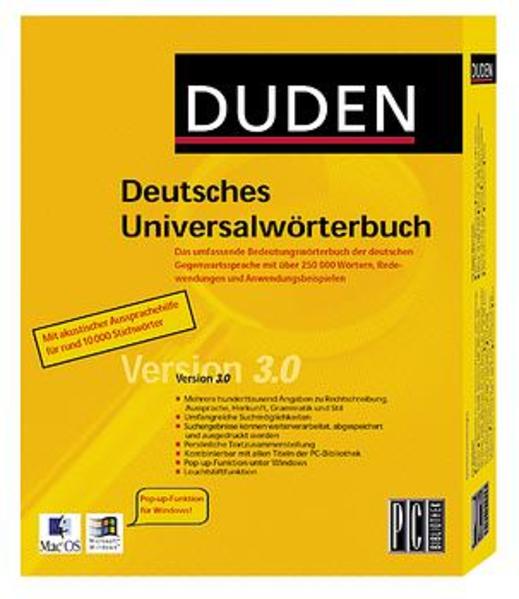 Duden - Deutsches Universalwörterbuch: Duden Deutsches Universalworterbuch auf - Chattam, Maxime