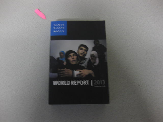 World Report 2013: Events of 2012 - Human, Rights Watch