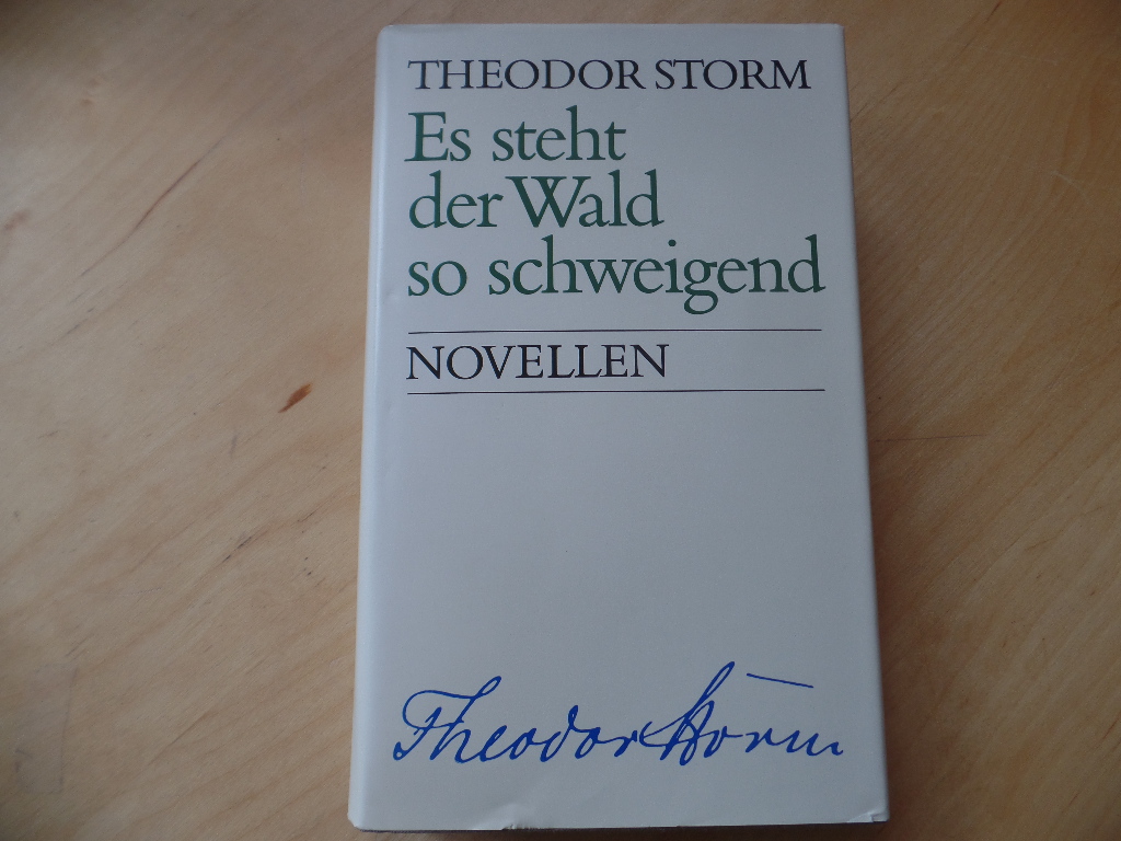 Storm, Theodor:  Es steht der Wald so schweigend : Novellen 