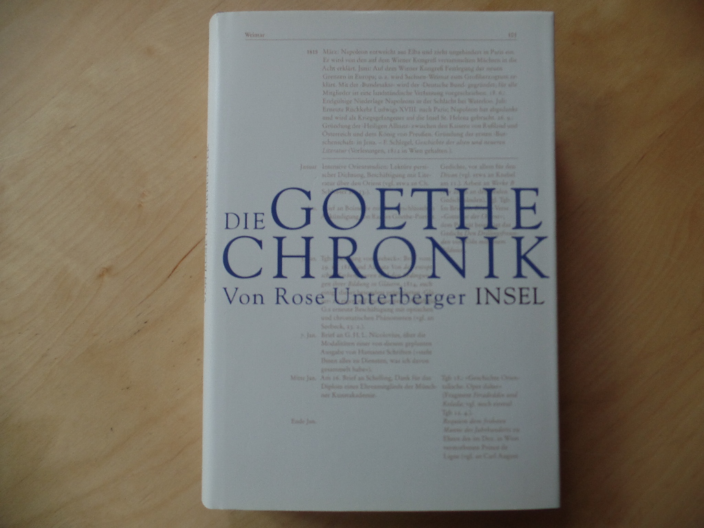 Die Goethe-Chronik.