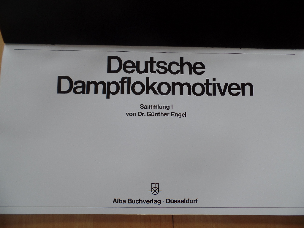 Engel, Gnther:  Deutsche Dampflokomotiven; Teil: 1. 