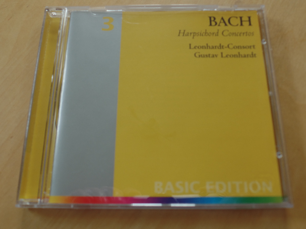 Leonhardt, Gustav,  Leonhardt-Consort und Johann Sebastian Bach:  Harpsichord Concertos 