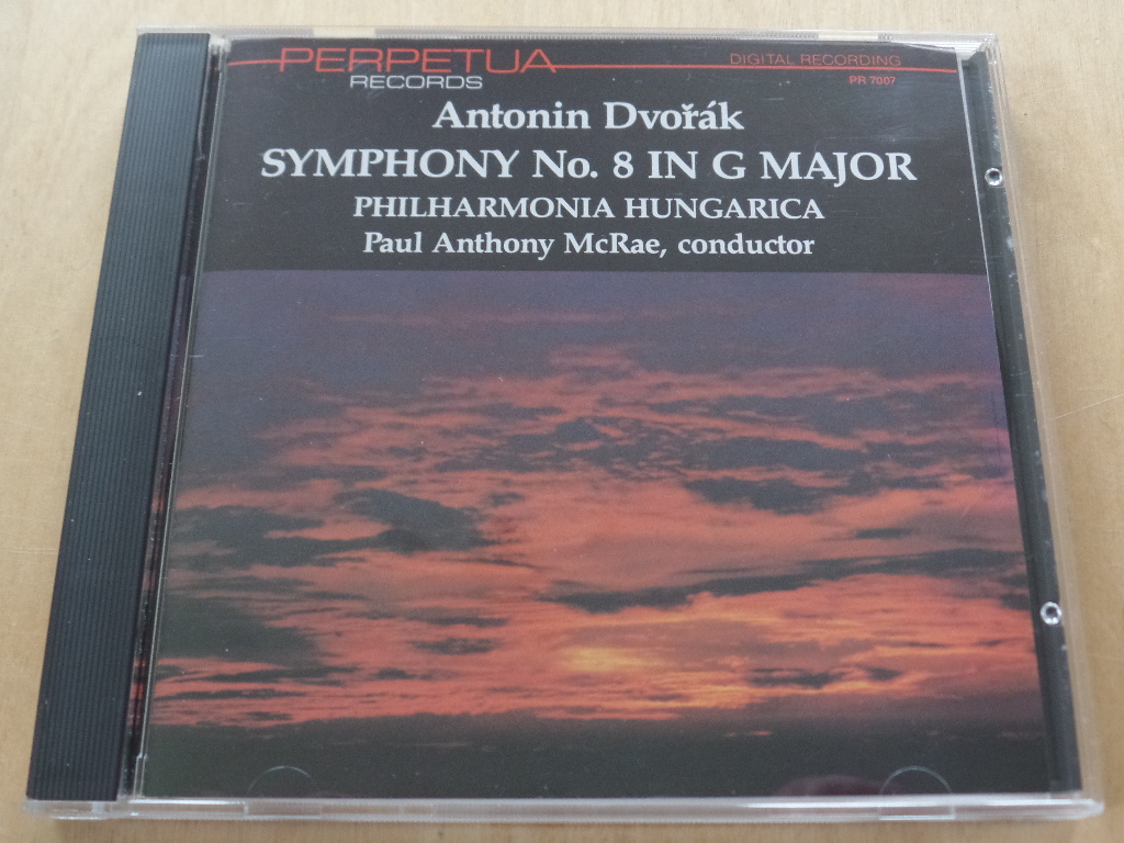 Dvorak, Antonio, Paul Anthony McRae und  Philharmonia Hungarica:  Dvorak: Symphony No. 8 in G Major 