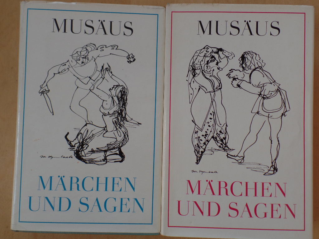Musus, Johann Karl August, Hans (Hg.) Marquardt und Josef (Ill.) Hegenbarth:  Mrchen und Sagen - Band I und II 