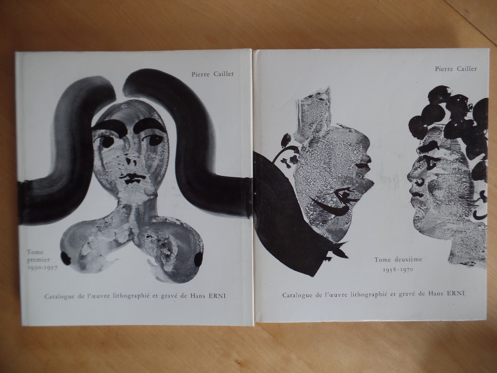 Erni, Hans und Pierre Cailler:  Catalogue raisonn de l`oeuvre lithographi et grav de Hans Erni. : Band 1 : Lithographies 1930 - 57 ; Band 2 1958 - 1970 