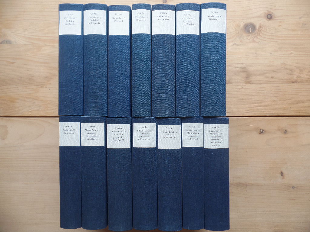 Trunz, Erich (Hrsg.):  Goethes Werke - Hamburger Ausgabe in 14 Bnden, komplett 