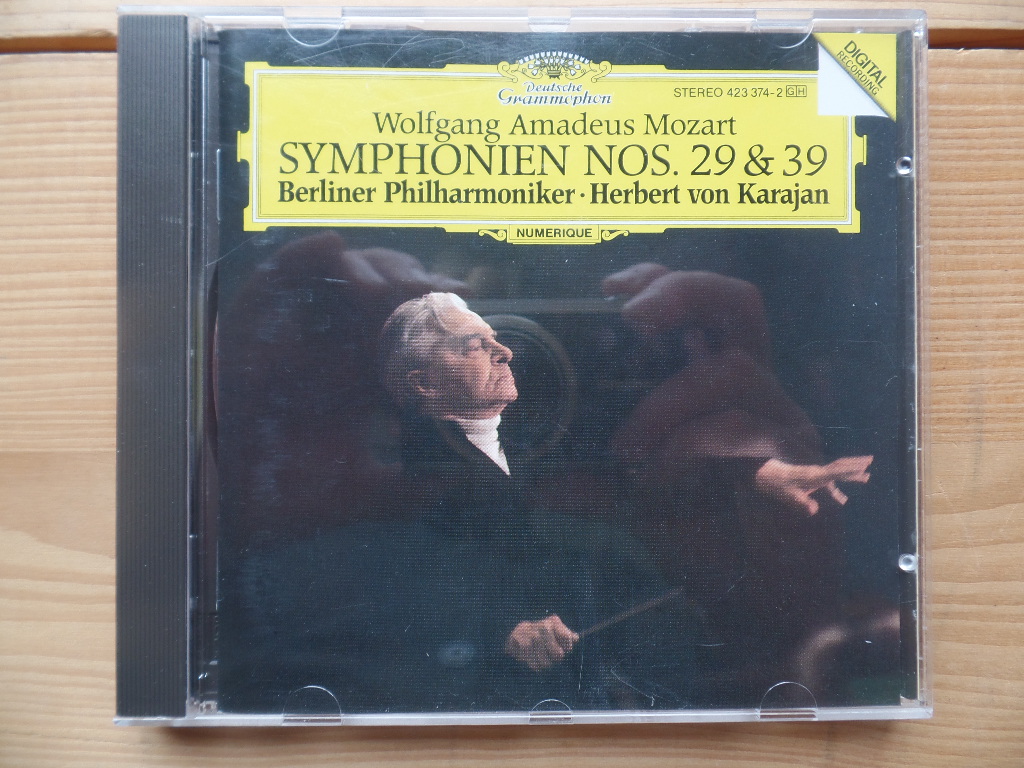 Karajan, Herbert von und Wolfgang Amadeus Mozart:  Mozart: Symphonien Nos. 29 & 39 