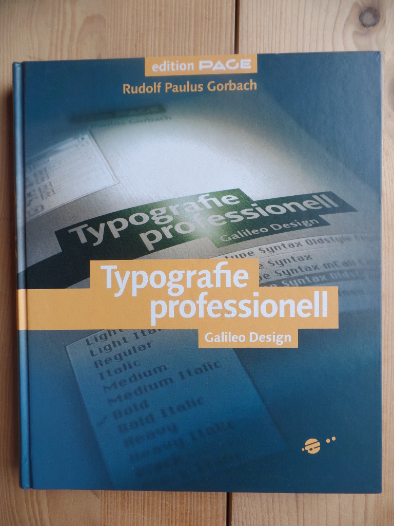 Gorbach, Rudolf Paulus:  Typografie professionell. 