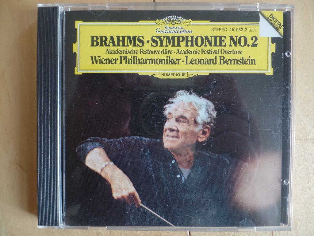 Bernstein, Leonard, Johannes Brahms  Wiener Philharmoniker u. a.:  Symphonie Nr. 2 ; Akademische Fest-Ouvertre 