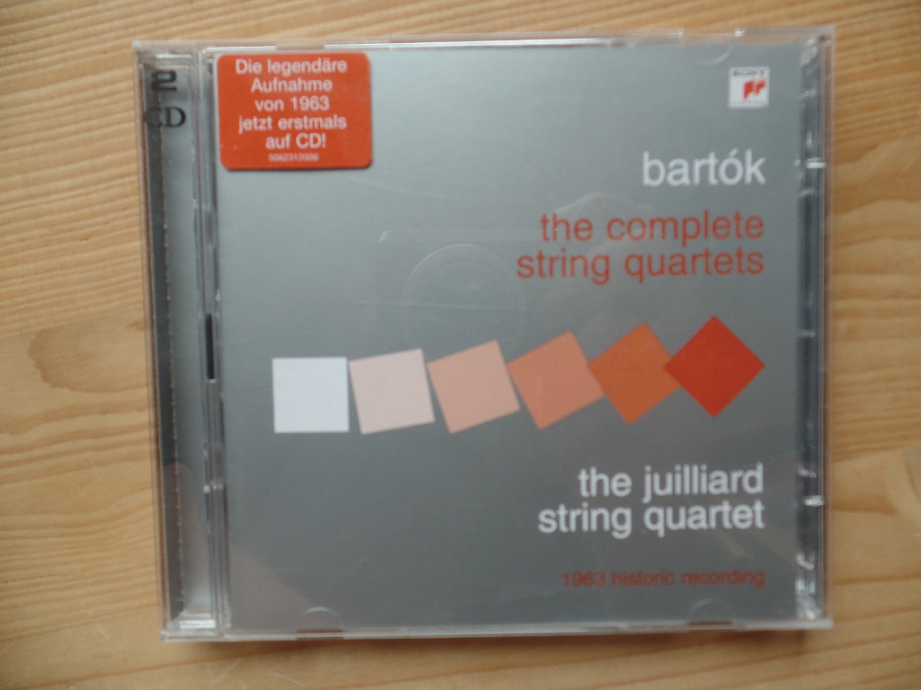 Juilliard String Quartet und Bela Bartok:  Complete String Quartets (2 CD) 