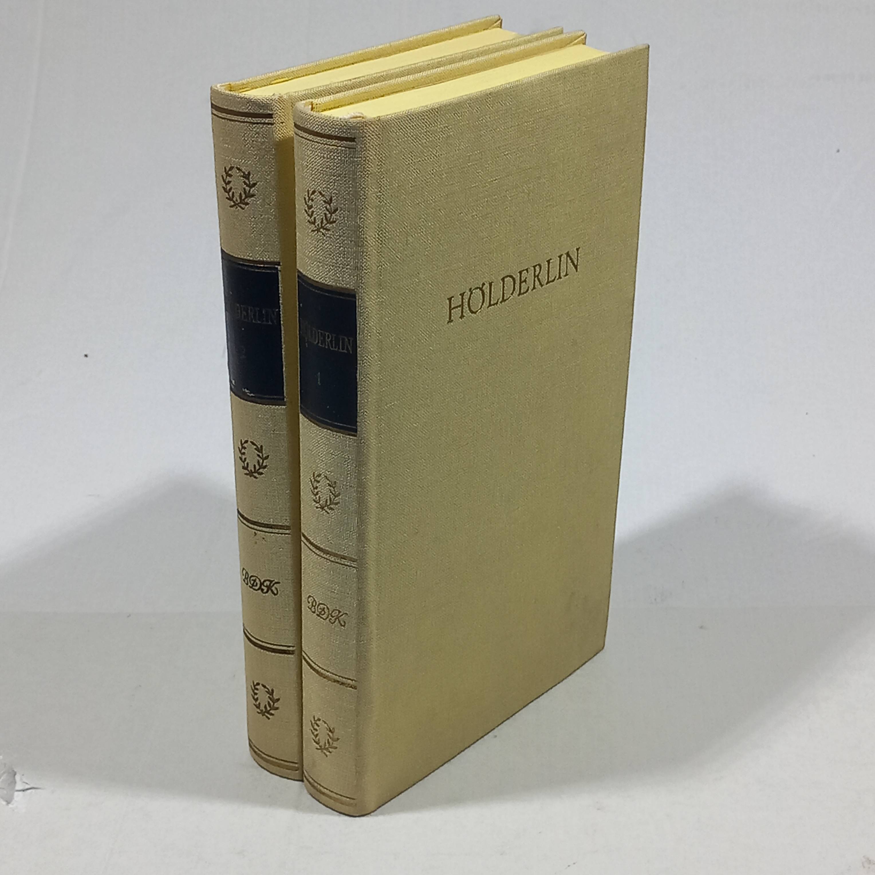 Hölderlins Werke in zwei Bänden Bibliothek deutscher Klassiker - Hölderlin, Friedrich