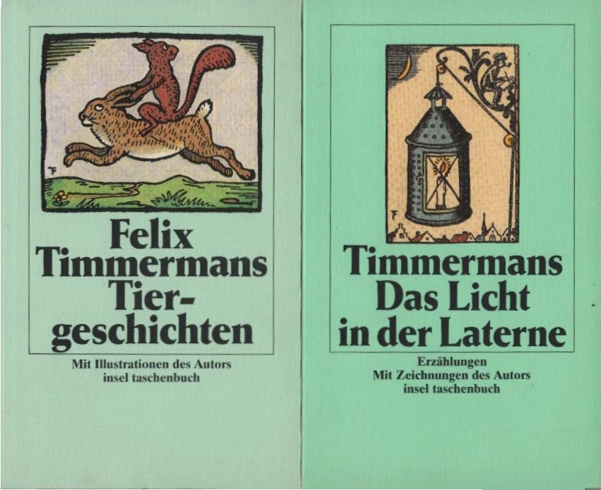 Felix Timmerman in der Reihe Insel - Taschenbuch : it. 2 Bücher ; Bücherpaket; Konvolut. (= Inseln - Taschenbuch : it ; Nr. 1289 / 1153) - insel Taschenbuch