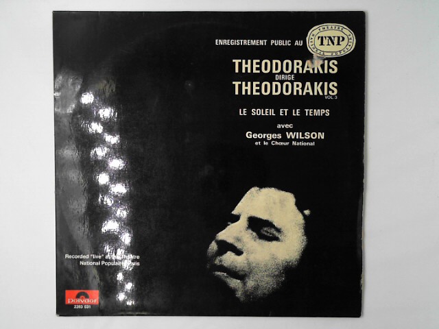 Mikis, Theodorakis: Mikis Theodorakis - Theodorakis Dirige Theodorakis, Vol 3 - Polydor - 2393 031