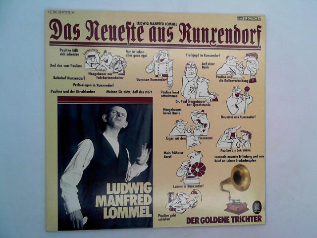Ludwig, Manfred Lommel: Das Neueste aus Runxendorf / Vinyl record [Vinyl-LP]