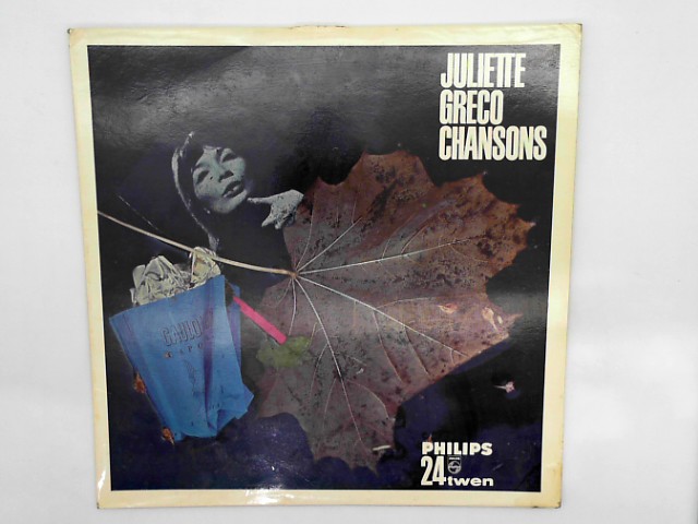 Greco, Juliette: Juliette Greco - Chansons [Vinyl] Philips 24twen B77 981 L Twen