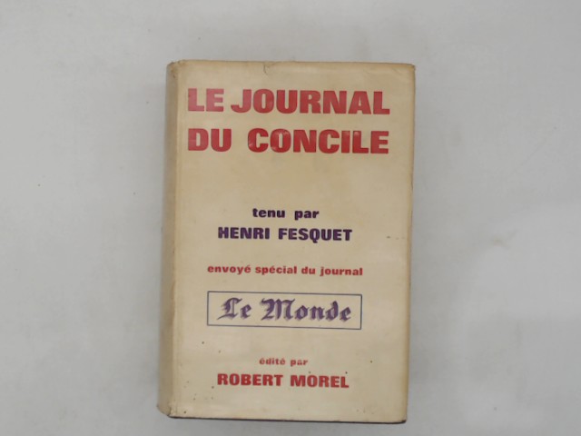 Fesquet, Henri: Le journal du concile