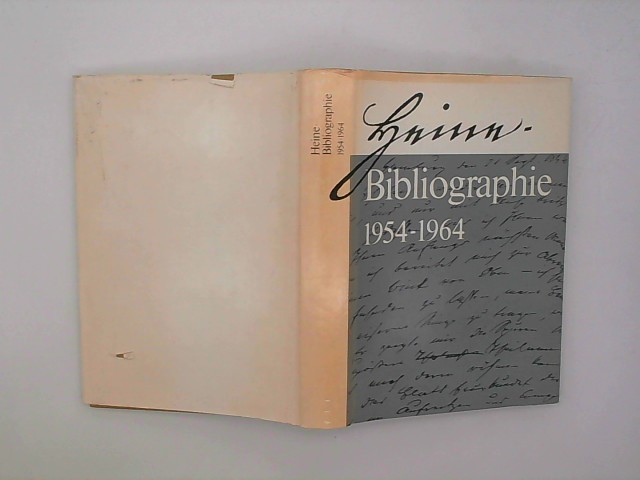 Heine, Heinrich: Heine-Bibliographie. 1954-1964