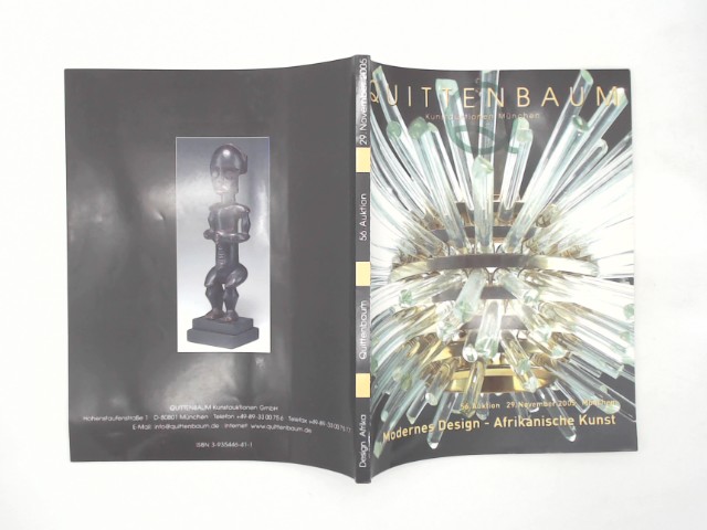  Quittenbaum-Kunstauktionen (Mnchen): ... Auktion; Teil: 56., Modernes Design, afrikanische Kunst : 29. November 2005