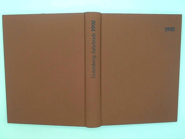 Gutenberg-Jahrbuch 1992.