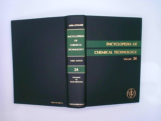 Othmer, D.F. and R.E. Kirk: Encyclopedia of Chemical Technology: Vitamin Zone Refining Auflage: 3rd