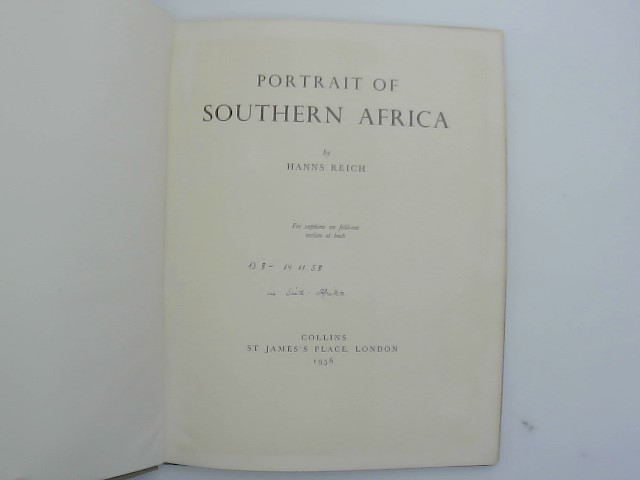 Reichel, Hanns: Portrait of Southern Africa.