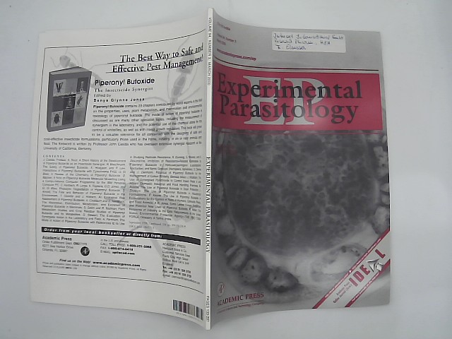 Wirth, Dyann F.: Experimental Parasitology. Volume 94, Number 3, March 2000