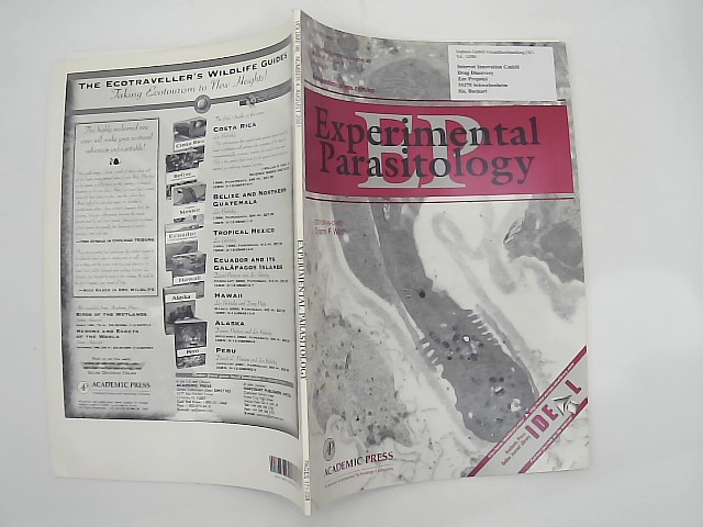 Wirth, Dyann F.: Experimental Parasitology. Volume 98, Number 4, August 2001