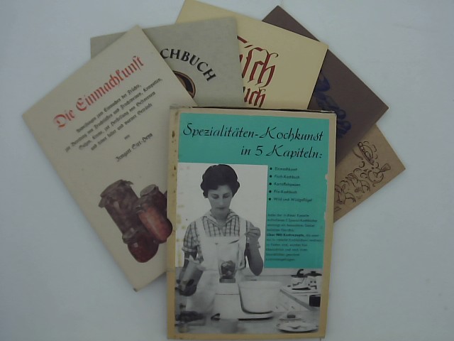 Sixt-Heyn, Irmgart: Spezialitten-Kochkunst in 5 Kapiteln: Die Einmachkunst. Fisch-Kochbuch / Vielerlei Kartoffelspeisen / Pilz-Kochbuch / Wild und Wildgeflgel