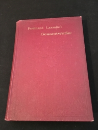 Lassalle, Ferdinand: Gesamtwerke. 3.Band