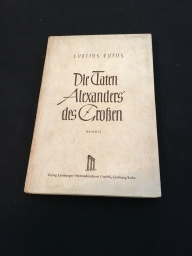 Curtius, Rufus: Die Taten Alexanders des Groen. 2.Band