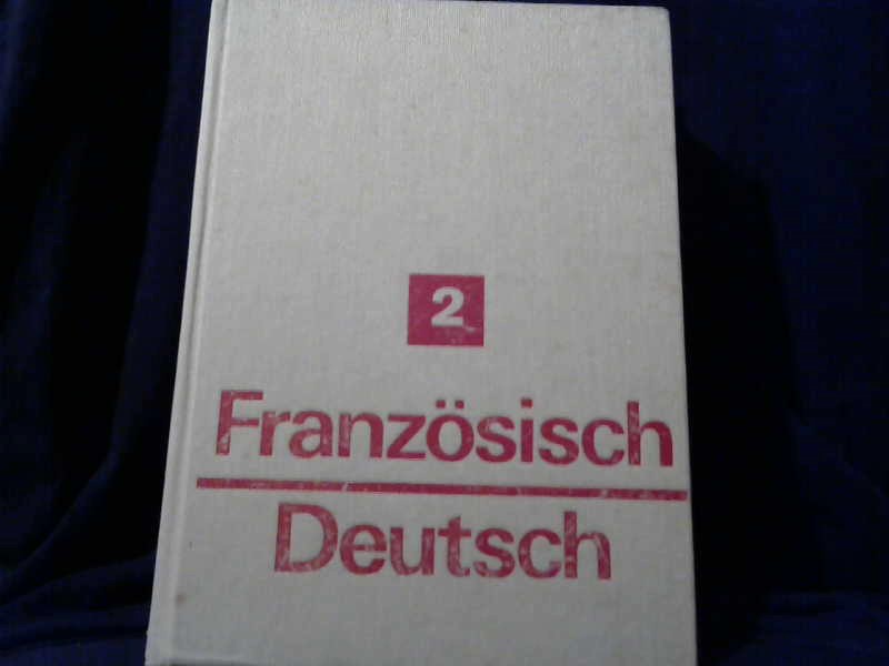 Schlegelmilch, Aribert: Handwrterbuch. Franzsisch-Deutsch. L-Z Band 2