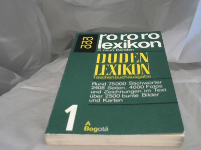 rororo Lexikon: Duden Lexikon. Taschenbuchausgabe. Band 1