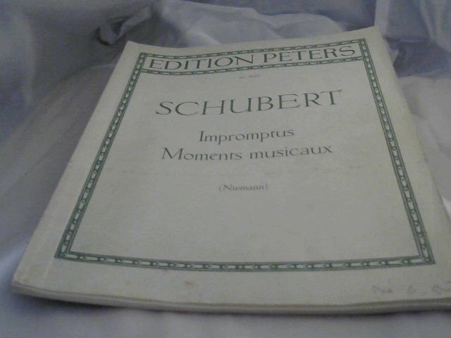Schubert, Franz: Impromptus Moments musicaux.