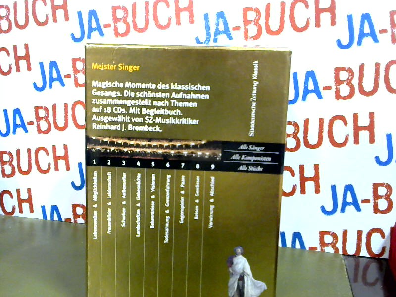 Meister Singer, Magische Momente des klassischen Gesangs, 2 X 9  Audio-CDs + Begleitbuch  Auflage: 1 - Bryn, Terfel, Villazon Roland und Brembeck Reinhard