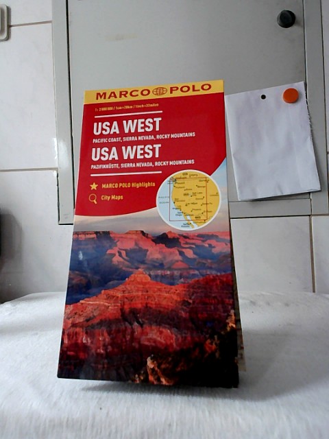 USA West : Pacific Coast, Sierra Nevada, Rocky Mountains : Marco Polo highlights, city maps. Marco Polo. Laufzeit bis 2022, 12. [Auflage] - Marco Polo