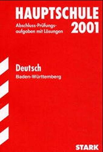 Hauptschule 2005. Deutsch. Baden-Württemberg. - Simon, Peter und Henrike Schniepp