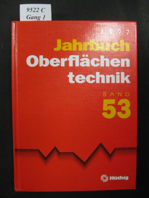 Jahrbuch der Oberflächentechnik 1997. - Zielonka, A. Dr (Hrsg).