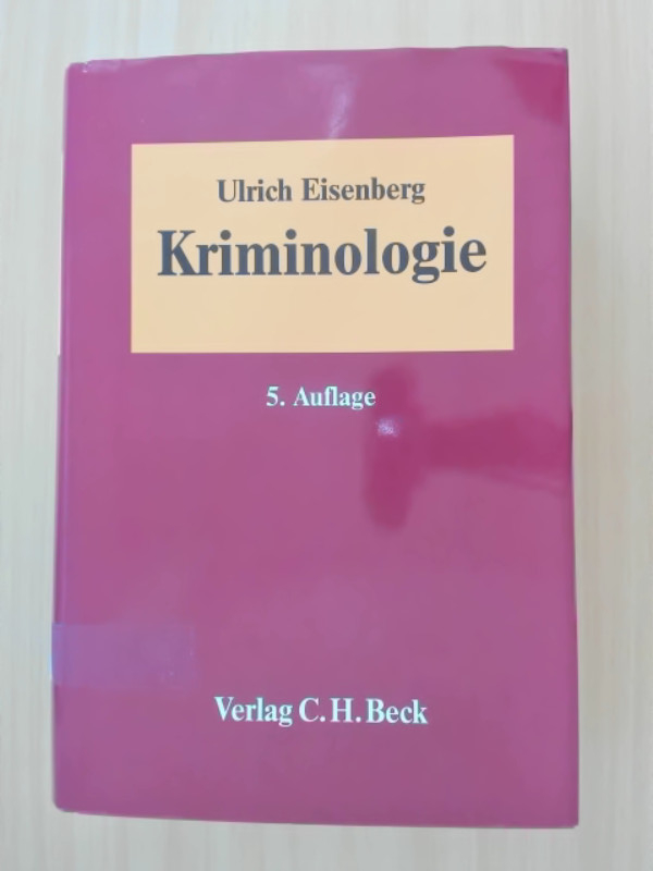 Kriminologie.  5., Aufl. - Eisenberg, Prof. Dr.Ulrich