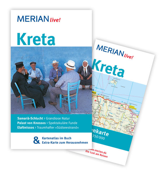 MERIAN live! Reiseführer Kreta: Mit Kartenatlas im Buch und Extra-Karte zum Herausnehmen - Bötig, Klaus