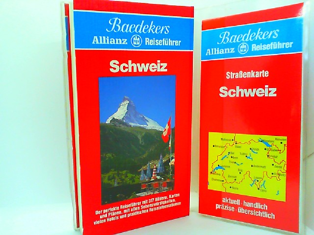 Schweiz : [Ferien, Städte, Landschaften ; d. grosse ill. Reiseführer]. [Textbeitr.: Hans Rathgeb ... Bearb.: Baedeker-Red.] / Baedekers Allianz-Reiseführer - Rathgeb, Hans (Mitwirkender)