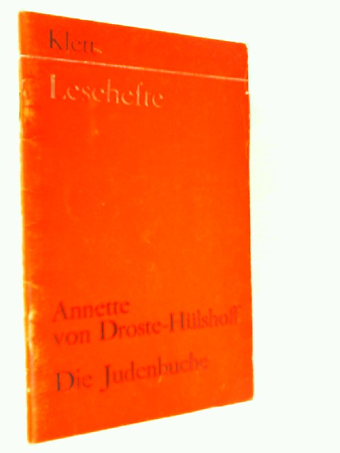 Die Judenbuche - Droste-Hulshoff